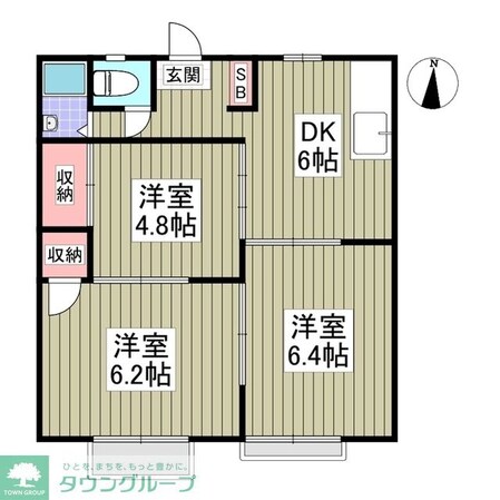 リブレス吉見の物件間取画像